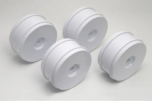 Team Associated Rc8 83mm 1/8th Wheels (4) - White – Team Associated Parts