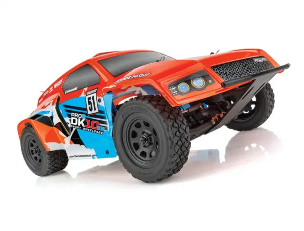 Team Associated Pro2 Dk10sw Dakar 1/10 Buggy RTR Oran/Blue – view 8