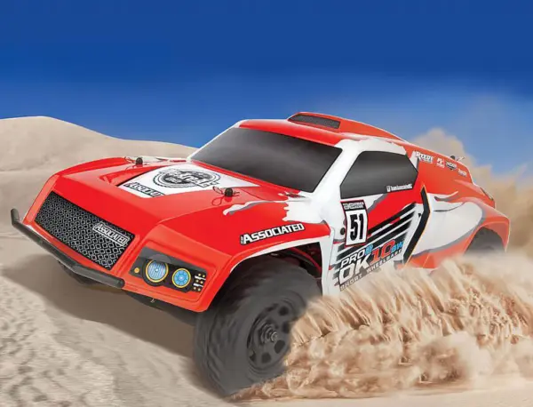 Team Associated Pro2 Dk10sw Dakar 1/10 Buggy RTR Red/White – view 4