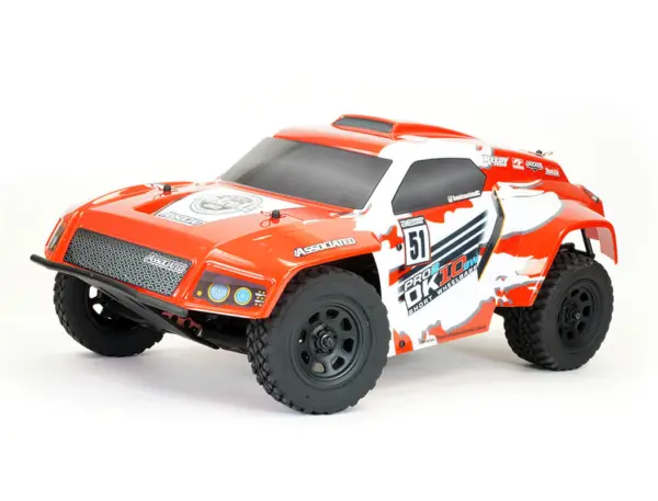 Team Associated Pro2 Dk10sw Dakar 1/10 Buggy RTR Red/White – view 5