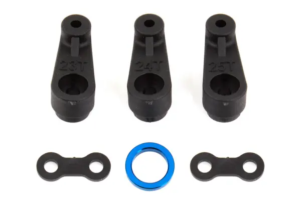 Team Associated b6/b6.1 Servo Horns 15.5mm (23t/24t/25t) – view 2