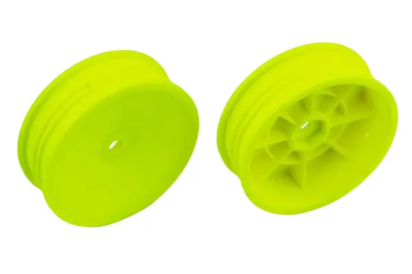 Associated Buggy Wheel 2wd Slim Front 2.2 12mm Hex Yellow – view 2