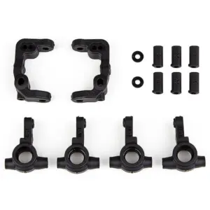 Team Associated rc10b6.4 -1mm Scrub Caster and Steering Blocks – Team Associated Parts