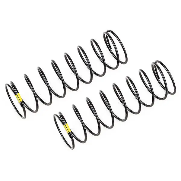 Team Associated 13mm Rear Shock Springs Yellow 2.3lb/in, L61, 9.5t, 1.2d – Team Associated Parts