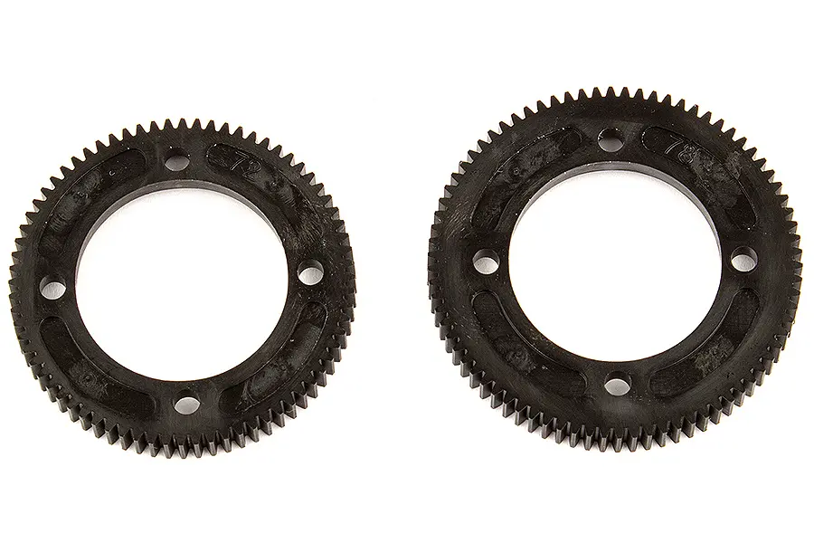 Team Associated B74 Centre Diff Spur Gears, 72/78 Tooth – Team Associated Parts