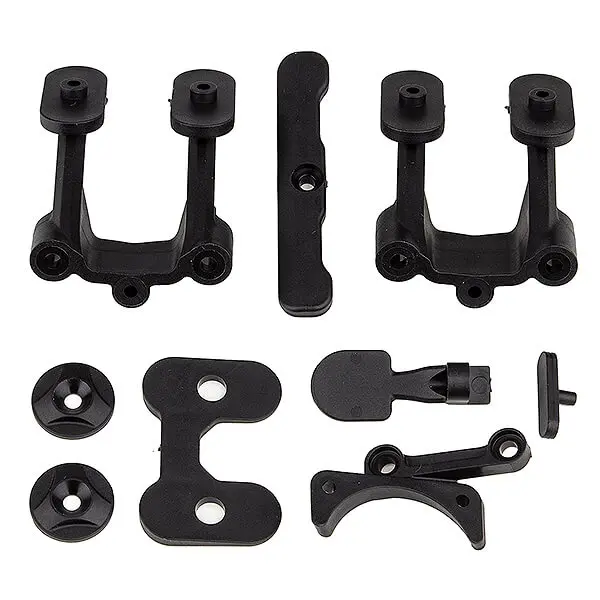Team Associated rc10b74.2 Rear Body Mount/Wing Mounts/Bumper – Team Associated Parts