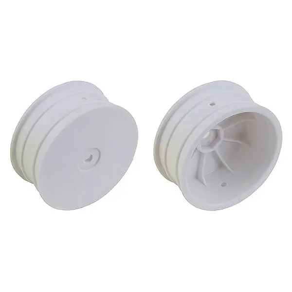 Team Associated 12mm Hex 2.2" 4wd Front White Wheels B74 +1.5mm – Team Associated Parts