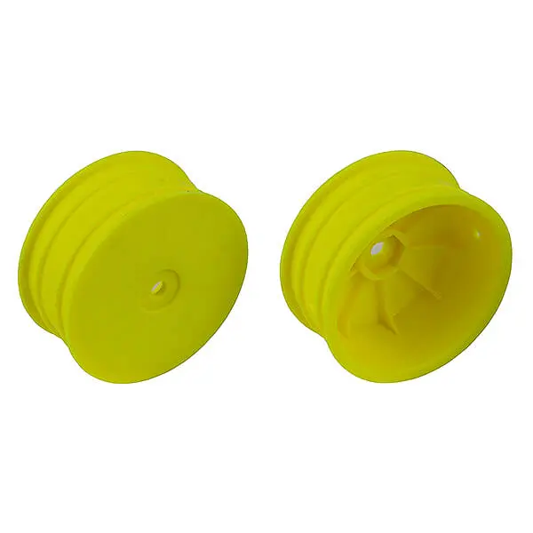 Team Associated 12mm Hex 2.2" 4wd Front Yellow Wheels B74 +1.5mm – Team Associated Parts
