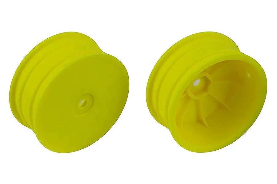 Team Associated 12mm Hex 2.2" 4wd Front Yellow Wheels B74 +1.5mm – Team Associated Parts
