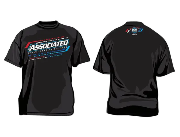 Team Associated Wc23 T-Shirt Black (L) – view 2
