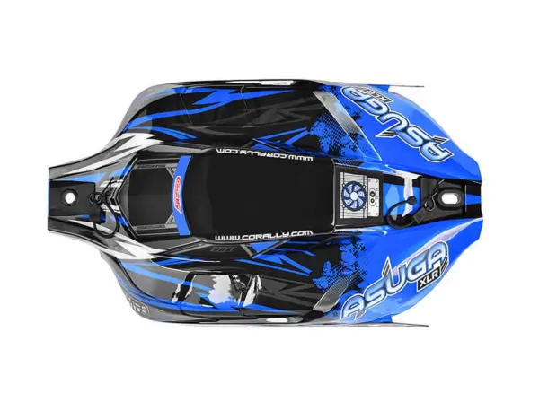 Corally Polycarbonate Body Asuga XLR Painted Blue Cut 1 Pc – view 3