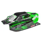 Corally Polycarbonate Body Asuga XLR Painted Green Cut 1 Pc – RC Cars