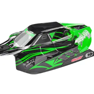 Corally Polycarbonate Body Asuga XLR Painted Green Cut 1 Pc – RC Cars