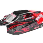 Corally Polycarbonate Body Asuga XLR Painted Red Cut 1 Pc – RC Cars