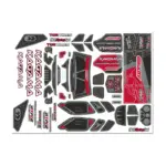 Team Corally Body Decal Sheet Kagama Red 1pc – RC Cars