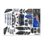 Team Corally Body Decal Sheet Kagama Blue 1pc – RC Cars
