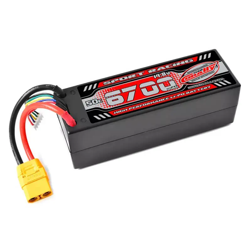 Corally Power Racing 50c Lipo Battery 6700mah 14.8v Xt90 4s – RC Batteries