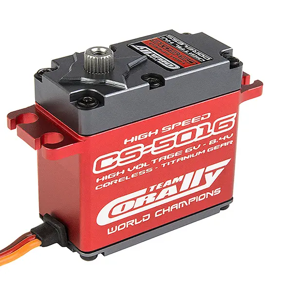 Corally Cs5016 Hv High Speed Servo High Volt Coreless Motor Titanium/Ballbearing/Alloy Case – RC Servos