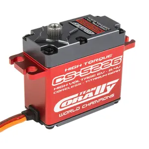 Corally Cs5226 Hv High Speed Servo High Volt Coreless Motor Titanium/Ballbearing/Alloy Case – RC Servos