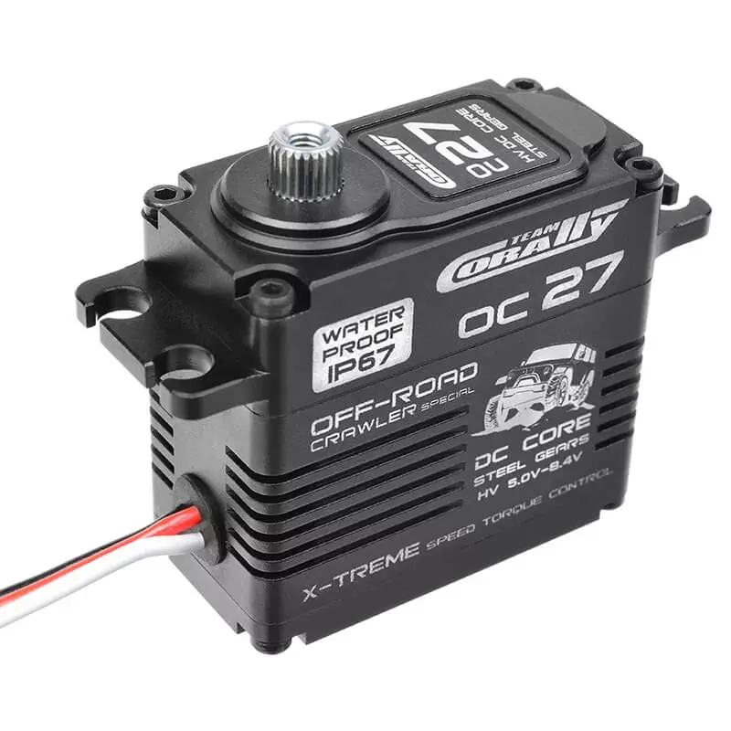 Corally Oc27 Hv Digital Servo 5-8.4v Ip67 Steel Gear Alloy C – RC Servos