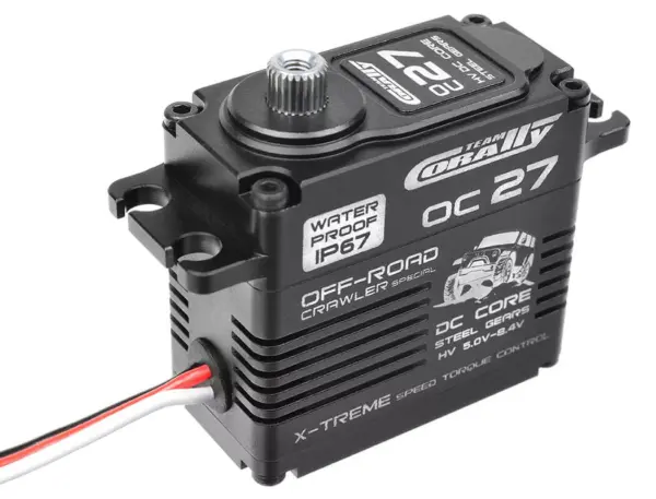 Corally Oc27 Hv Digital Servo 5-8.4V Ip67 Steel Gear Alloy C – view 2