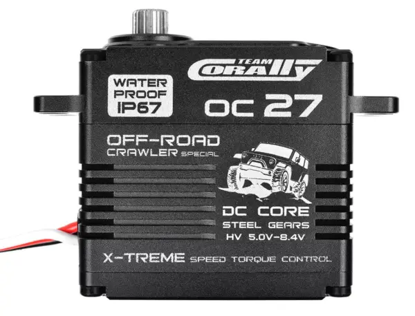 Corally Oc27 Hv Digital Servo 5-8.4V Ip67 Steel Gear Alloy C – view 3