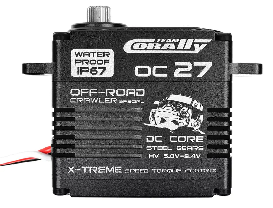 Corally Oc27 Hv Digital Servo 5-8.4v Ip67 Steel Gear Alloy C – RC Servos