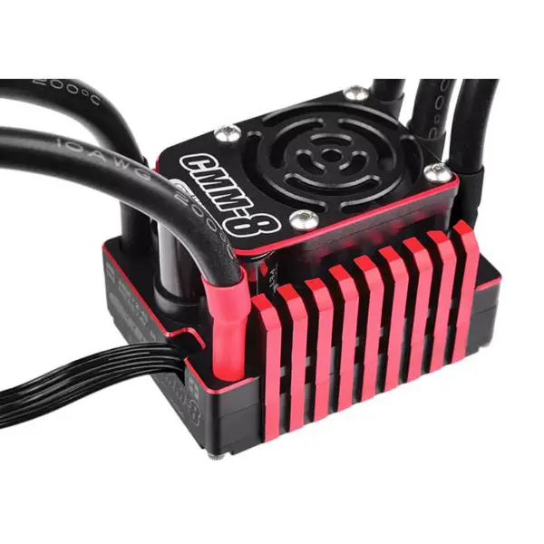 Team Corally CMM-8 Racing Brushless Esc Sensored 2-4s 240a Black/Red