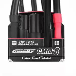 Team Corally CMM-8 Racing Esc Sensored 2-4s 240a Black/Red – RC Cars