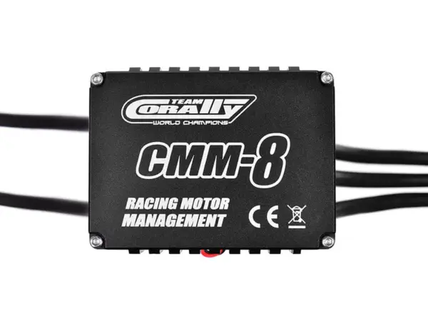 Team Corally CMM-8 Racing Brushless Esc Sensored 2-4s 240a Black/Red – view 4