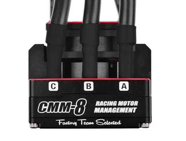 Team Corally CMM-8 Racing Brushless Esc Sensored 2-4s 240a Black/Red – view 13