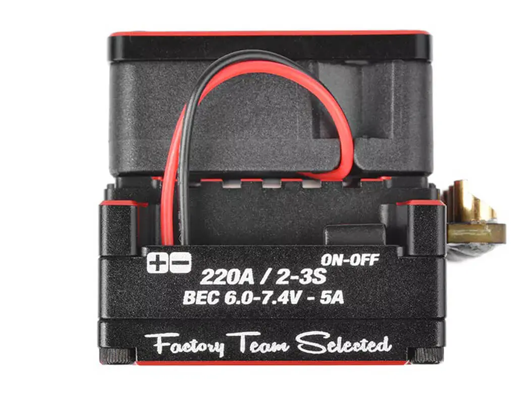 Team Corally CMM-10 Racing Esc Sensored 2-3s 220a Black/Red – RC Cars