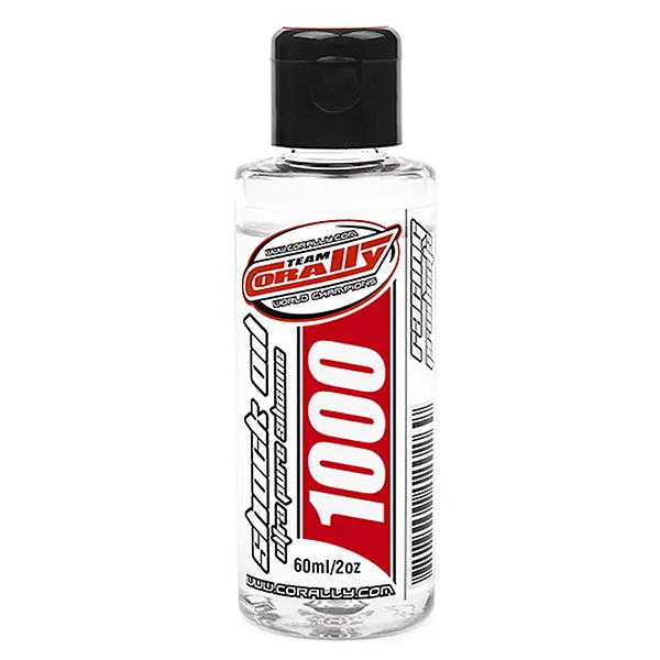 Corally Shock Oil Ultra Pure Silicone 1000 CPS 60ml / 2oz – RC Cars