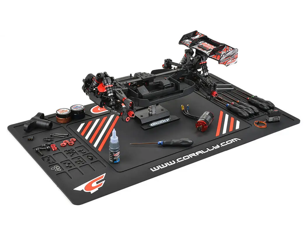 Corally Ultimate Rubber Pit Mat 850mm X 500mm – RC Cars