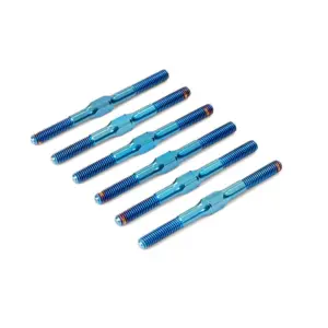 Centro Rc10b7 Titanium Turnbuckle Set (6pc) - Blue – RC Cars