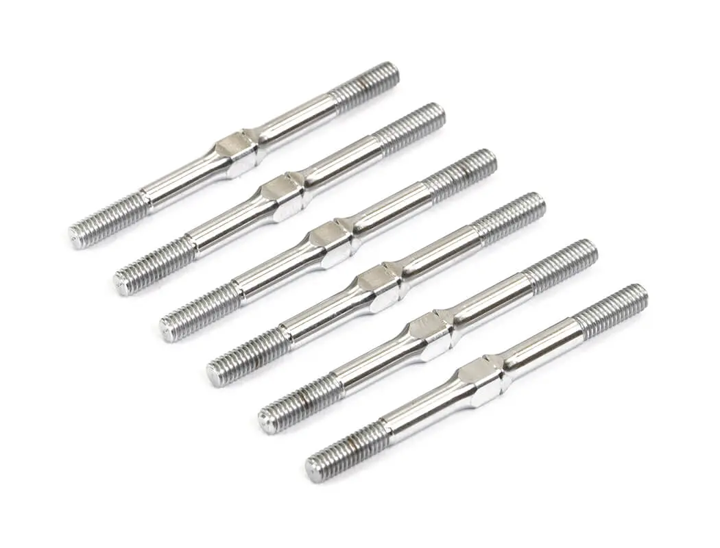 Centro Rc10b7 Titanium Turnbuckle Set (6pc) - Silver – RC Cars