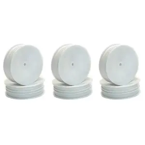 Centro 1/10 Dished Buggy Front 2wd Slim Wheel White - 3 Pairs – RC Cars
