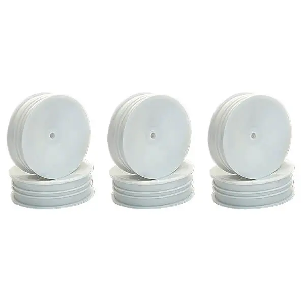 Centro 1/10 Dished Buggy Front 2wd Slim Wheel White - 3 Pairs – RC Cars