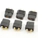 Centro Xt-60 Black Female Connectors (6pc) – RC Cars