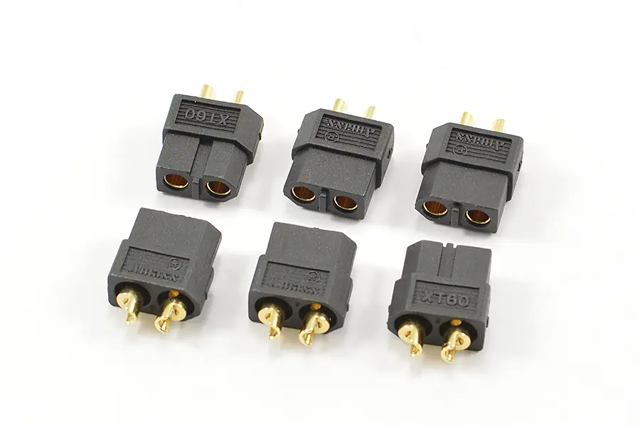 Centro Xt-60 Black Female Connectors (6pc) – RC Cars