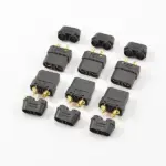 Centro Xt-90 Black Female Connectors (6pc) – RC Cars