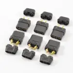 Centro Xt-90 Black Female Connectors (6pc) – RC Cars