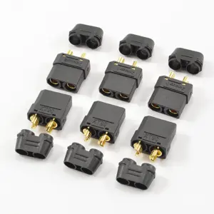 Centro Xt-90 Black Female Connectors (6pc) – RC Cars