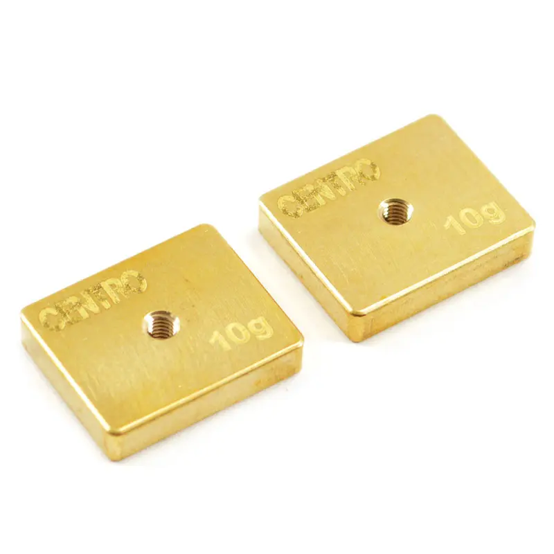 Centro Precision Brass 10g Balancing Weights (Pr) – RC Cars