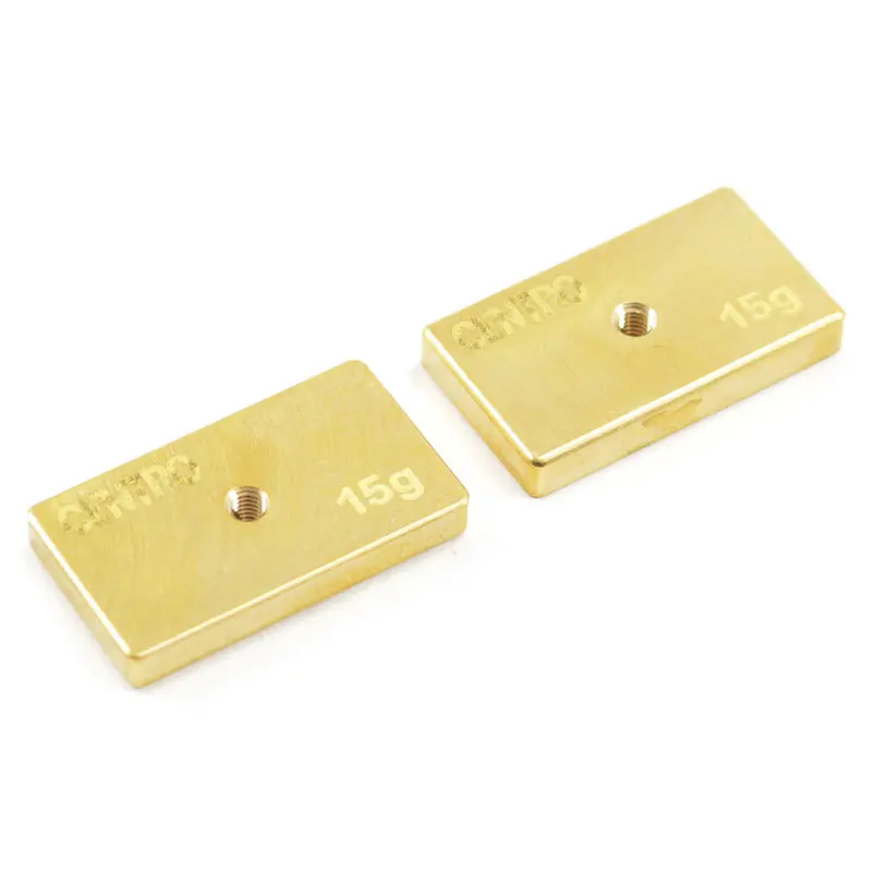 Centro Precision Brass 15g Balancing Weights (Pr) – RC Cars