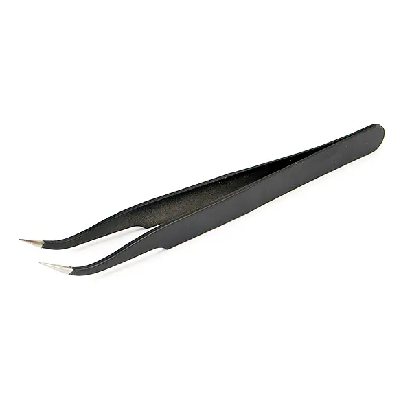 Centro Curved Black Tweezers – RC Cars