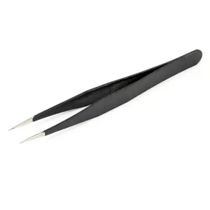 Centro Straight Black Tweezers – RC Cars