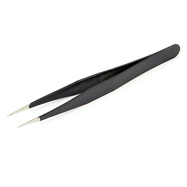 Centro Straight Black Tweezers – RC Cars
