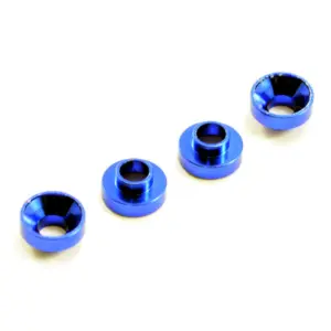 Centro Aluminium Servo Mount Collars (4) - Blue – RC Servos