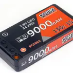 Centro Hv 1s 9000mah 3.8v 130c Hardcase Lipo Battery (5mm) – RC Batteries